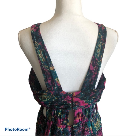 BCBG BCBGeneration Mini Multi Floral Babydoll Dress NWT - Picture 4 of 15